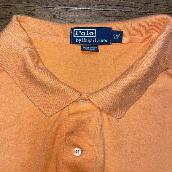 Polo Ralph Lauren Men's Adult Size 2XB Polo Big Classic Orange - Picture 4 of 6